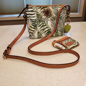 Dooney & Bourke Lexington Crossbody Set Palm Montego
